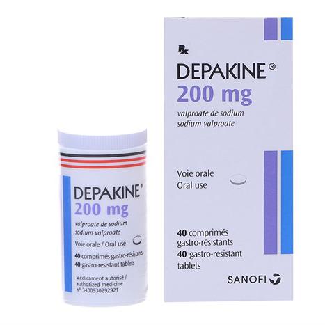 Depakine 200mg (Valproat Natri) Sanofi (C/40v)