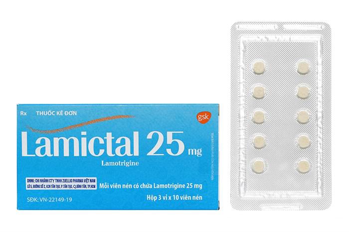 Thuốc Lamictal (Lamotrigine) 25mg GSK (H/30v)