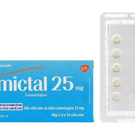 Lamictal 25mg (Lamotrigine) GSK (H/30v)