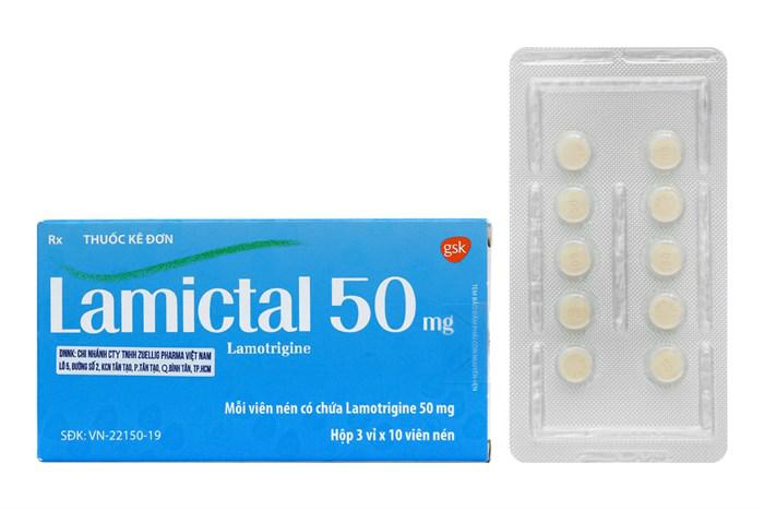 Lamictal 50mg (Lamotrigine) GSK (H/30v)