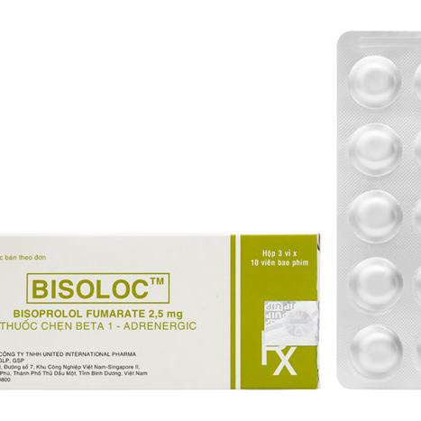 Bisoloc 2.5mg (Bisoprolol) United (H/30v)