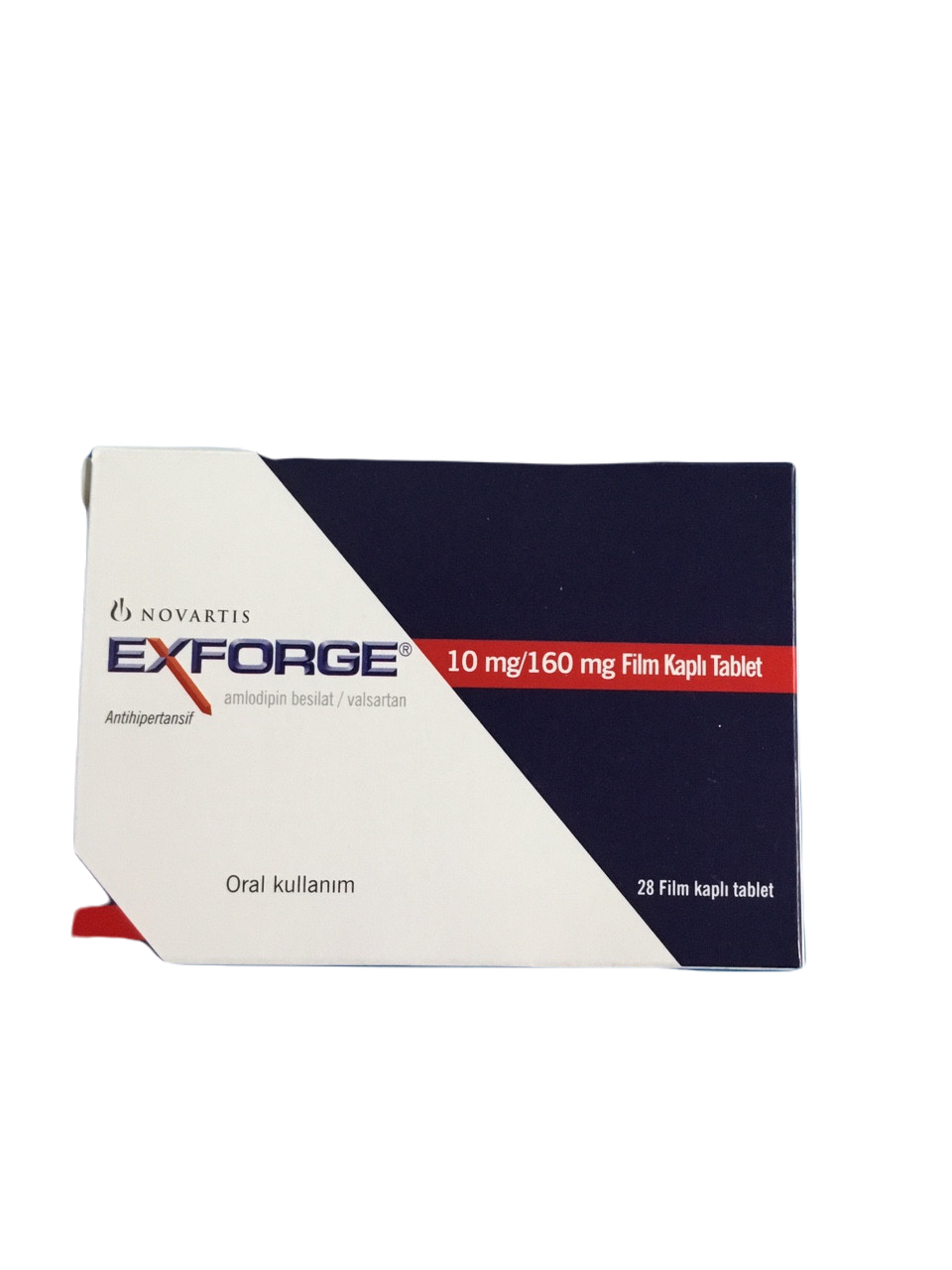 Exforge 10mg/160mg (Amlodipin, Valsartan) Novartis Turkey (H/28V)