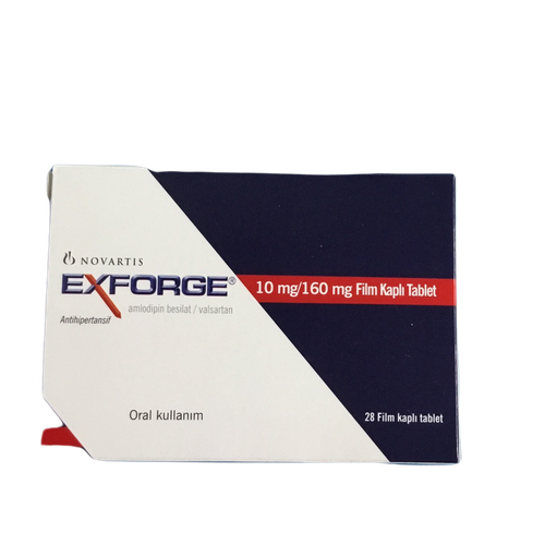 Exforge 10mg/160mg (Amlodipin, Valsartan) Novartis Turkey (H/28V)