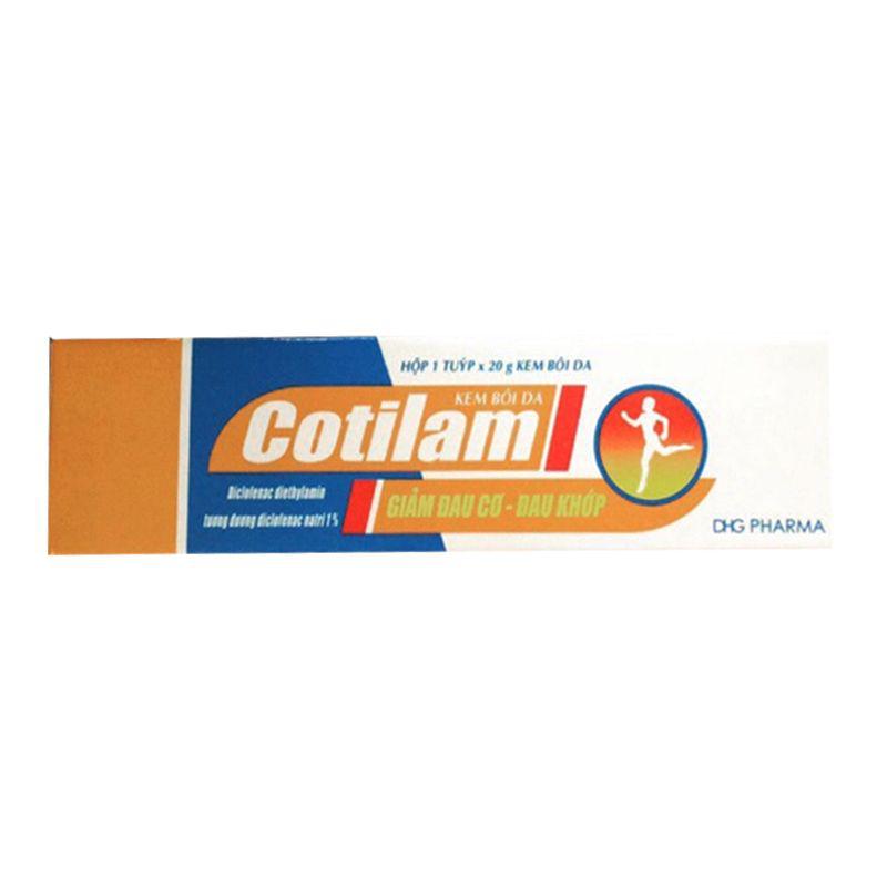 Cotilam Cream (Diclofenac) DHG (Tuýp/20gr)