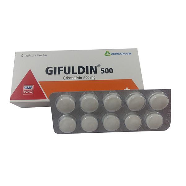 Gifuldin 500mg (Griseofulvin) Agimexpharm (H/20v)