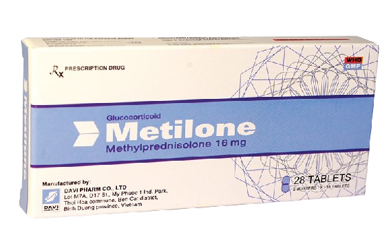 Metilone (Methylprednisolon) 16mg Davipharm (H/28v)