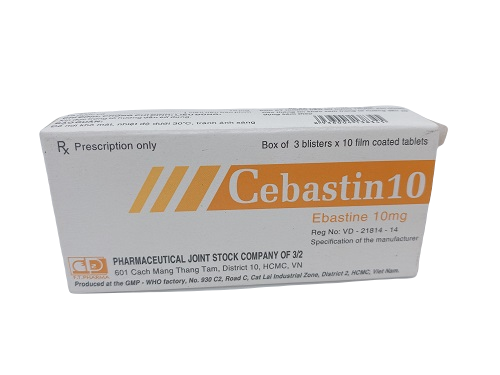 Cebastin 10 (Ebastin) DP 3/2 (H/30v)