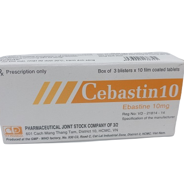 Cebastin 10 (Ebastin) DP 3/2 (H/30v)
