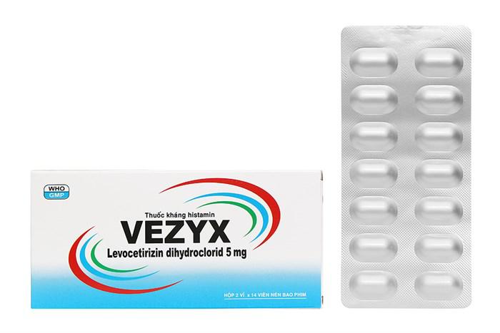Vezyx (Levocetirizin) 5mg Davipharm (H/28v)