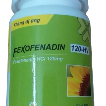 Fexofenadin 120mg - HV US Pharma (C/100v)