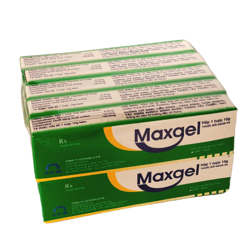 Maxgel SPM (Gentamicin , Betamethason, Clotrimazol) (Lốc/10t/10g)