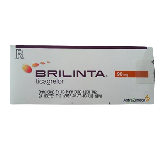 Brilinta 90mg (Ticagrelor) AstraZeneca (H/60v)