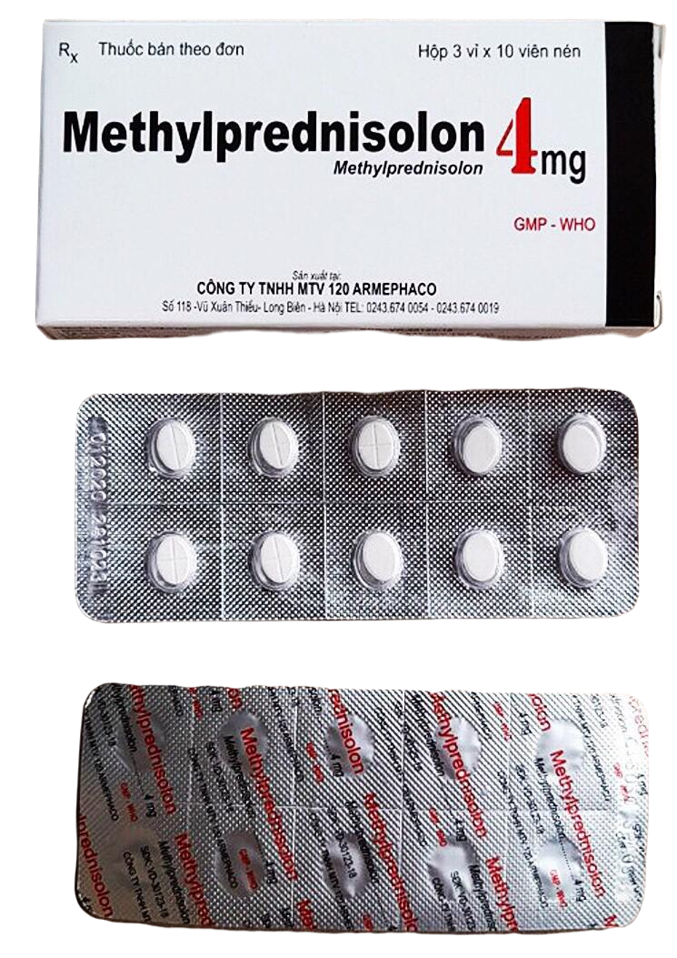 Methylprednisolon 4mg Armephaco (H/30v)