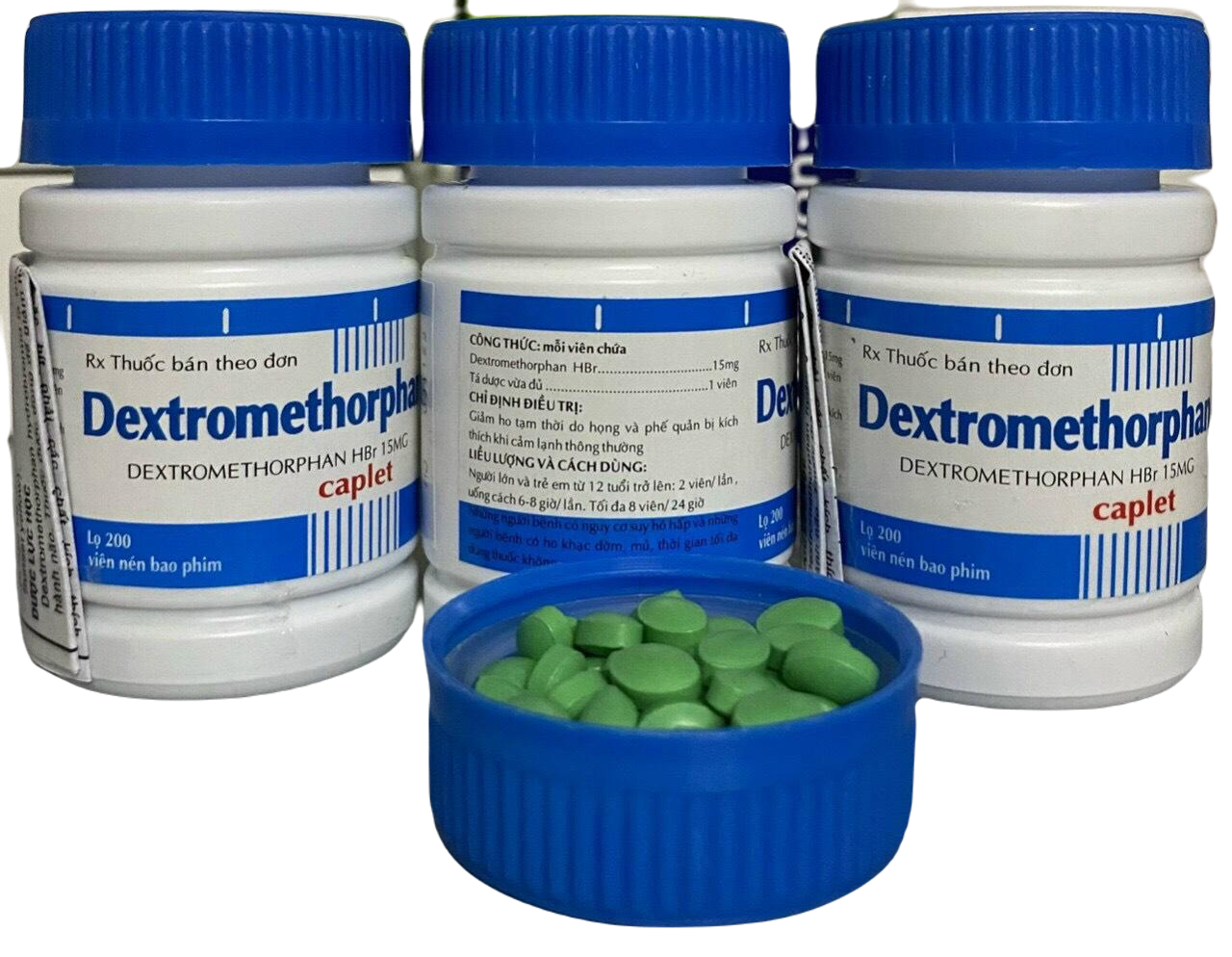 Dextromethorphan 15mg Tablets Khánh Hội (C/200v)