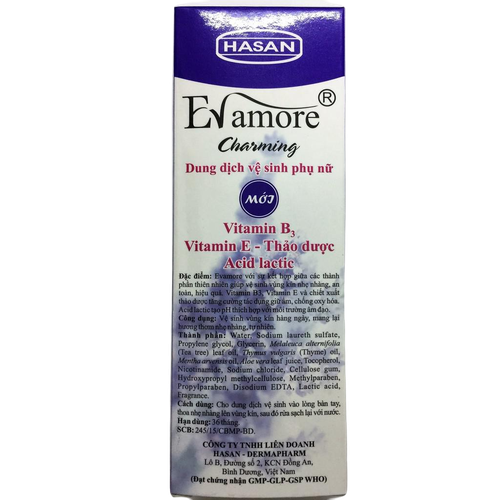 Dung Dịch Vệ Sinh Phụ Nữ Evamore Lavender Hasan (C/100ml) (Tím)