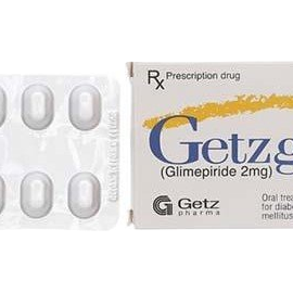 Getzglim 2mg (Glimepiride) Getz (H/20v)
