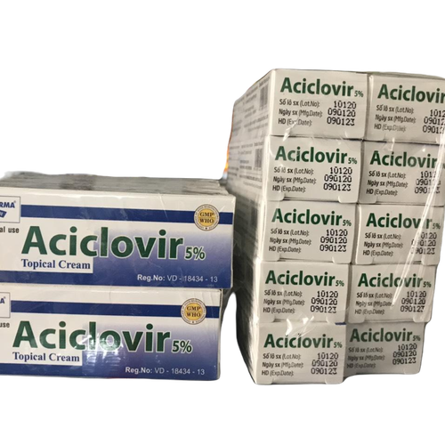 Aciclovir HD Pharma (Lốc/10 Tuýp/5gr)