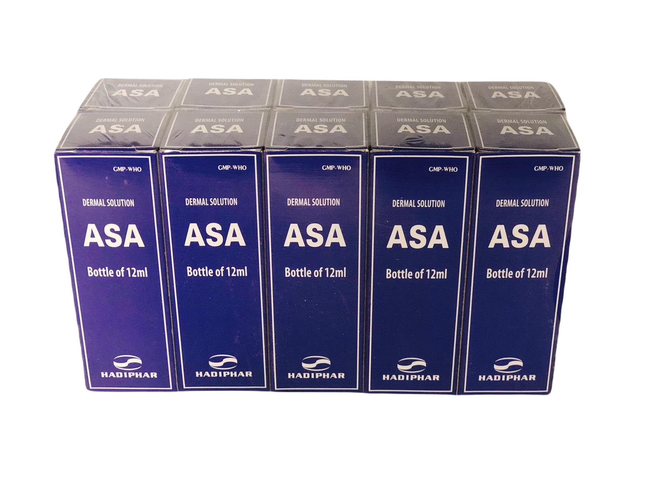 ASA (Acid acetylsalicylic) Hadiphar (Lốc/10 chai/12ml)