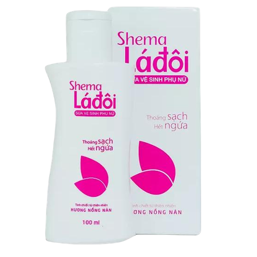 Shema Lá Đôi Sữa Vệ Sinh Phụ Nữ Merap (C/100ml) (Hồng)