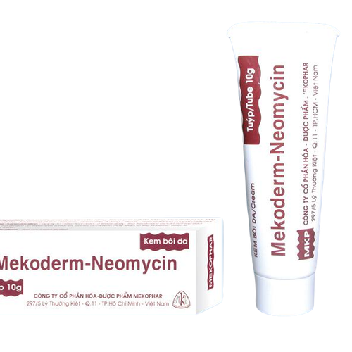 Mekoderm Neomycin Mekophar (Lốc/10tuýp/10gr)