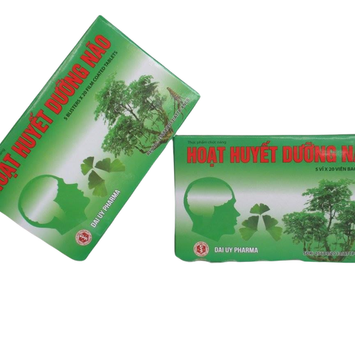 Hoạt Huyết Dưỡng Não Bao Phim Đại Uy (H/100v)