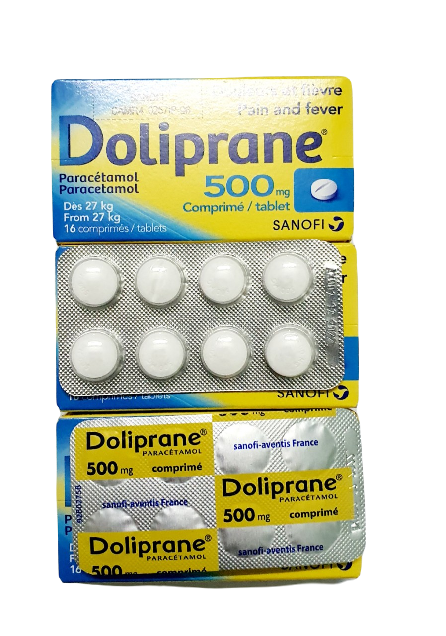 Doliprane 500mg (Paracetamol) Sanofi (H/16v)