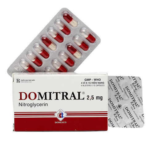 Domitral 2,5mg (Nitroglycerin) Domesco (H/60v)