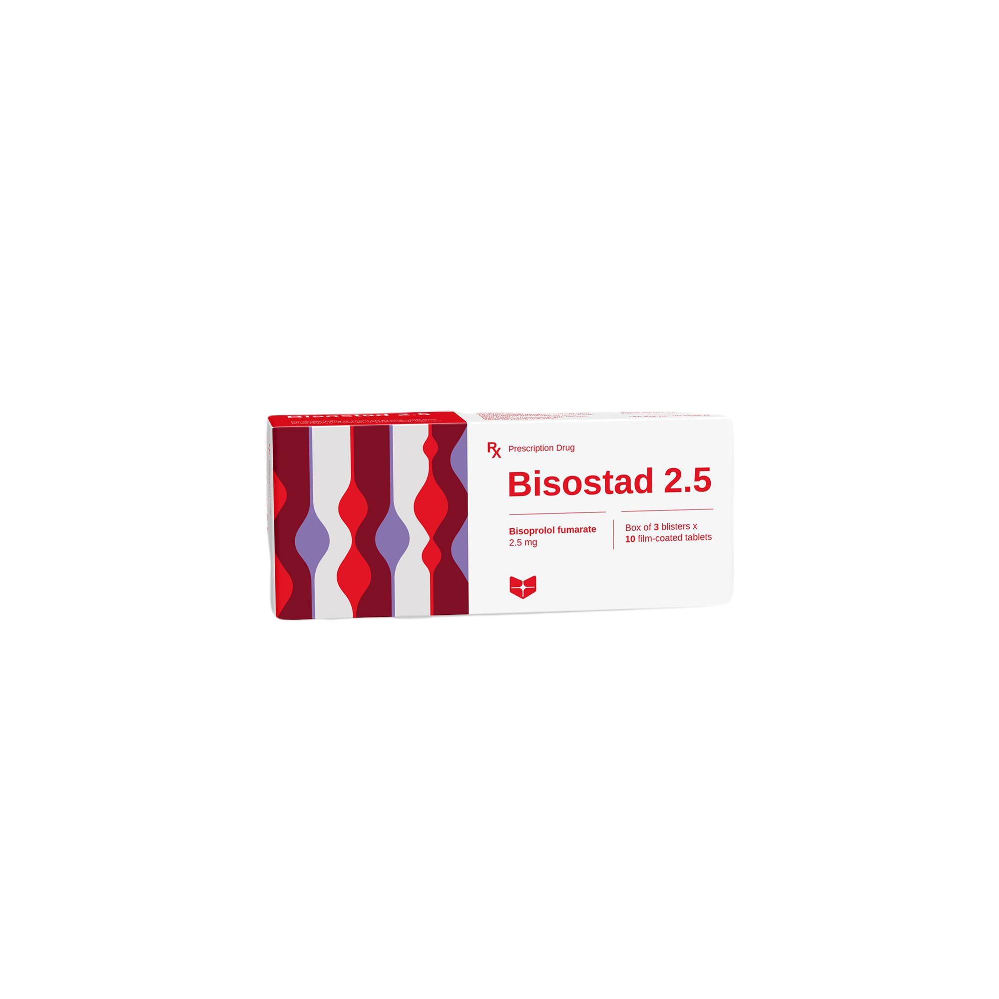 Bisostad 2.5mg (Bisoprolol) Stella (H/30v)