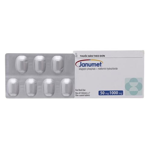 Janumet 50mg/1000mg (Metformin, Sitagliptin) MSD (H/28V)
