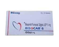 Bisocar 5mg (Bisoprolol) Rusan (H/30v)