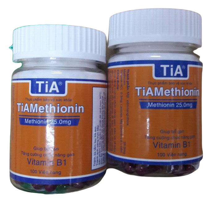 Tiamethionin (Methionin) 250mg Thiên Khánh (C/100v)