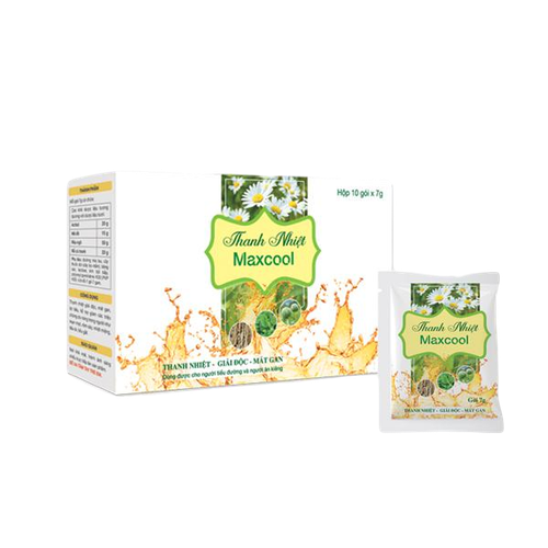 Thanh Nhiệt Maxcool (Mã đề, Râu ngô, Rễ cỏ tranh) Mediphar (H/10g/7gr)