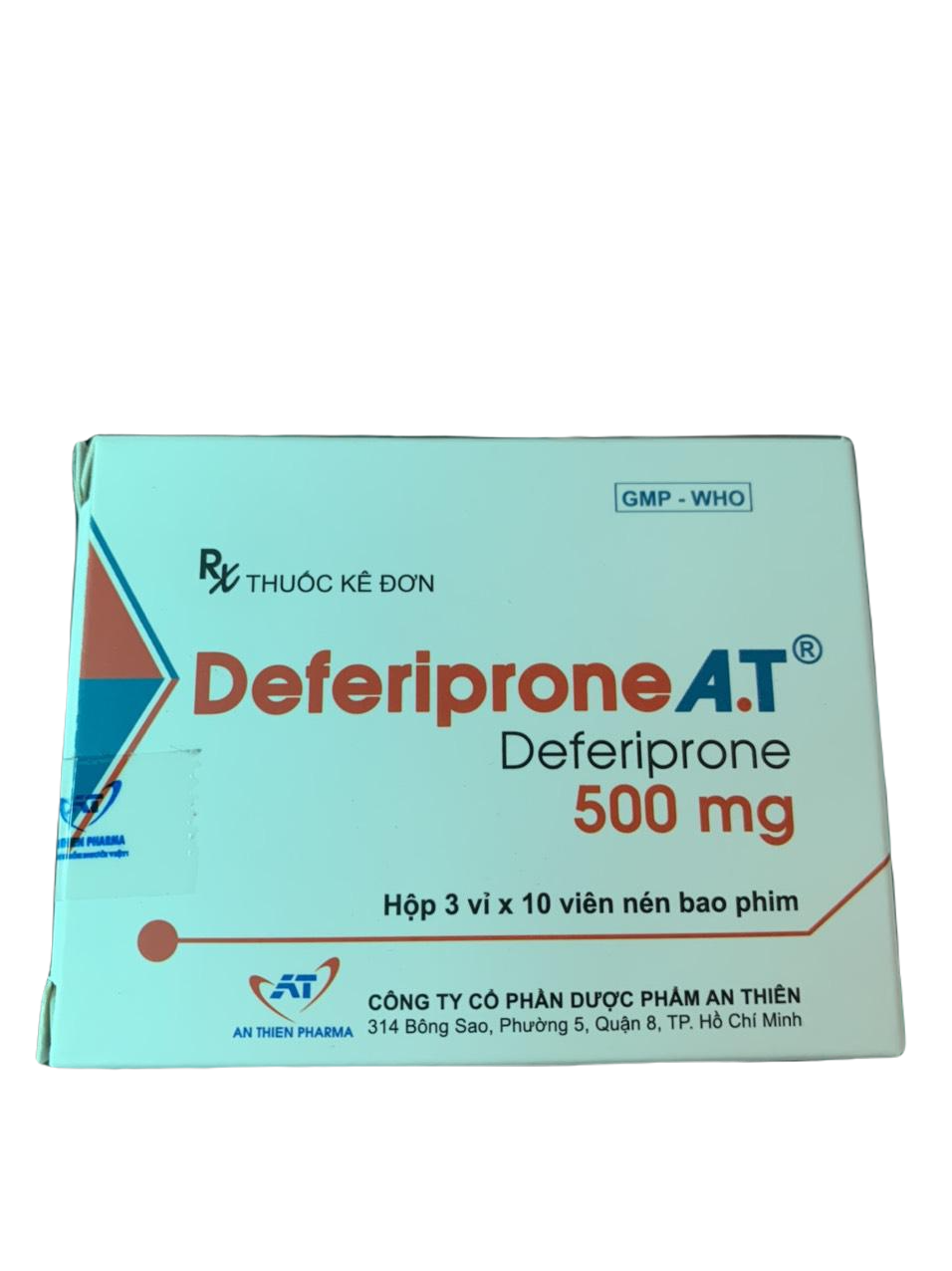 Deferiprone A.T An Thiên (H/30v)