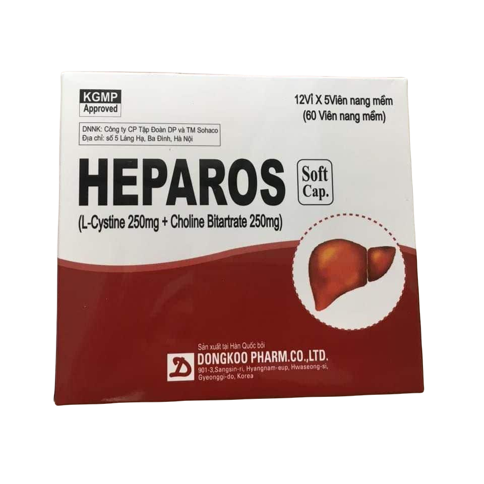 Heparos 250mg (L-Cystein, Cholin bitartrat) Dongkoo (H/60v)