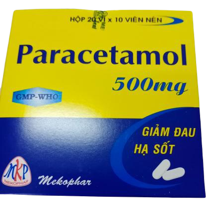 Paracetamol 500mg Viên Dài Mekophar (H/200v)