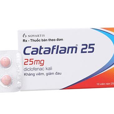 Cataflam 25mg (Diclofenac Kali) Novartis (H/10v)