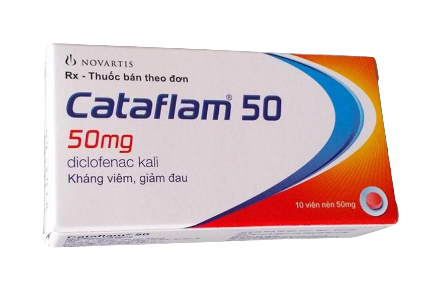 Cataflam 50mg (Diclofenac Kali) Novartis (H/10v)