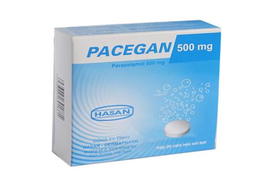 Pacegan 500mg Sủi (Paracetamol) Hasan (H/100v)
