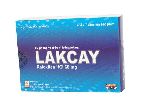 Lakcay (Raloxifene HCL) 60mg Davipharm (H/60v)