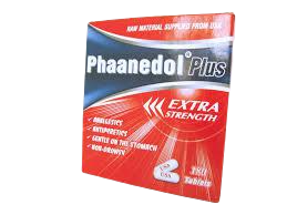 Phaanedol Plus Extra Strength (Paracetamol, Cafein) Usa-Nic (H/180v) Đỏ