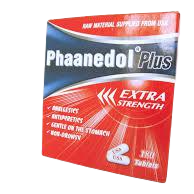 Phaanedol Plus Extra Strength (Paracetamol, Cafein) Usa-Nic (H/180v) Đỏ