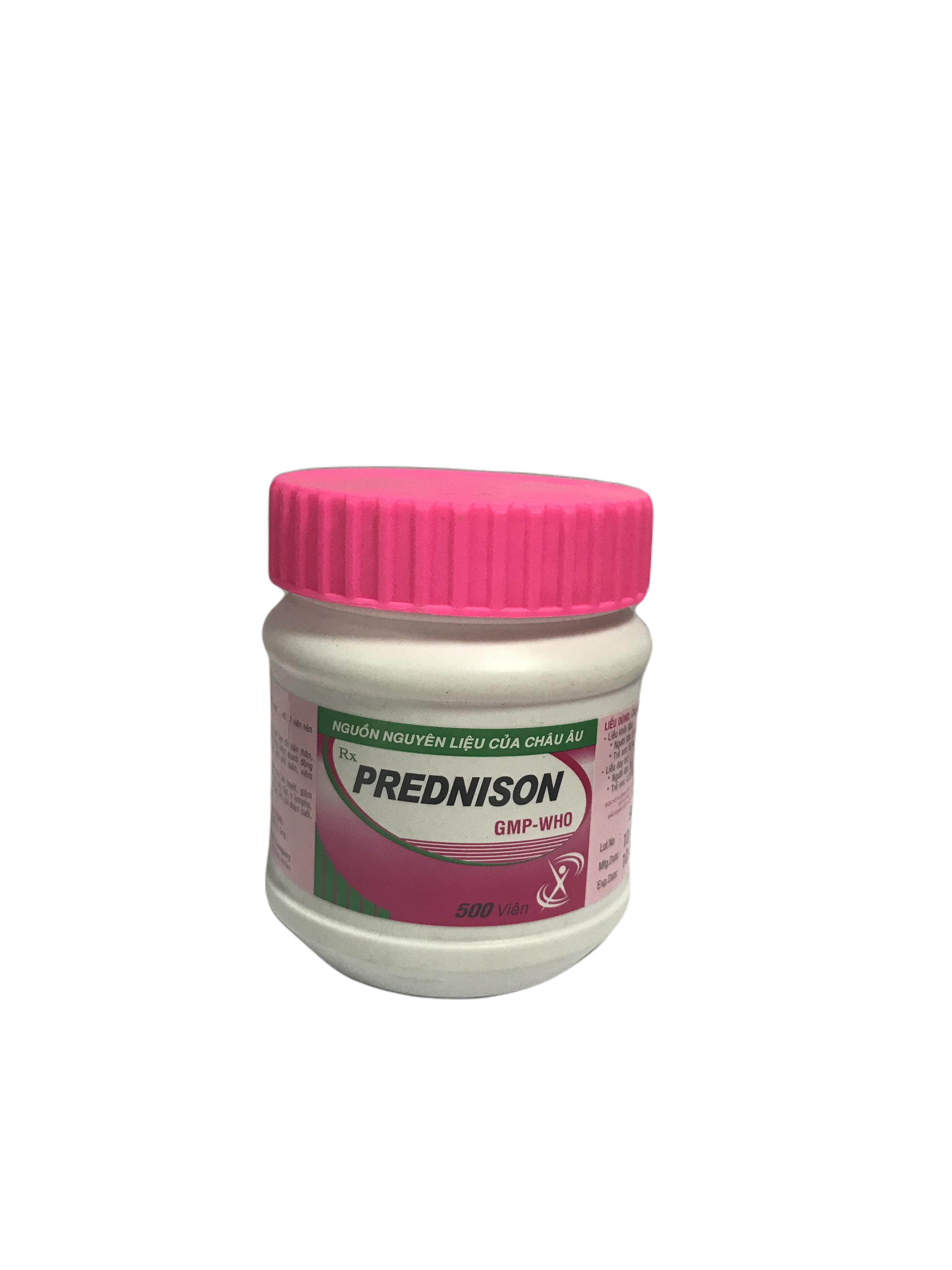 Prednison 5mg Usa-Nic (C/500v) (Nén)
