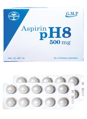Aspirin pH8 500mg Quapharco (H/100v)