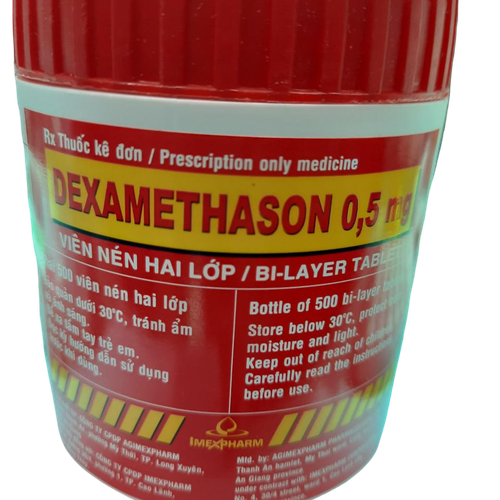 Dexamethason 0.5mg Imexpharm (C/500v)