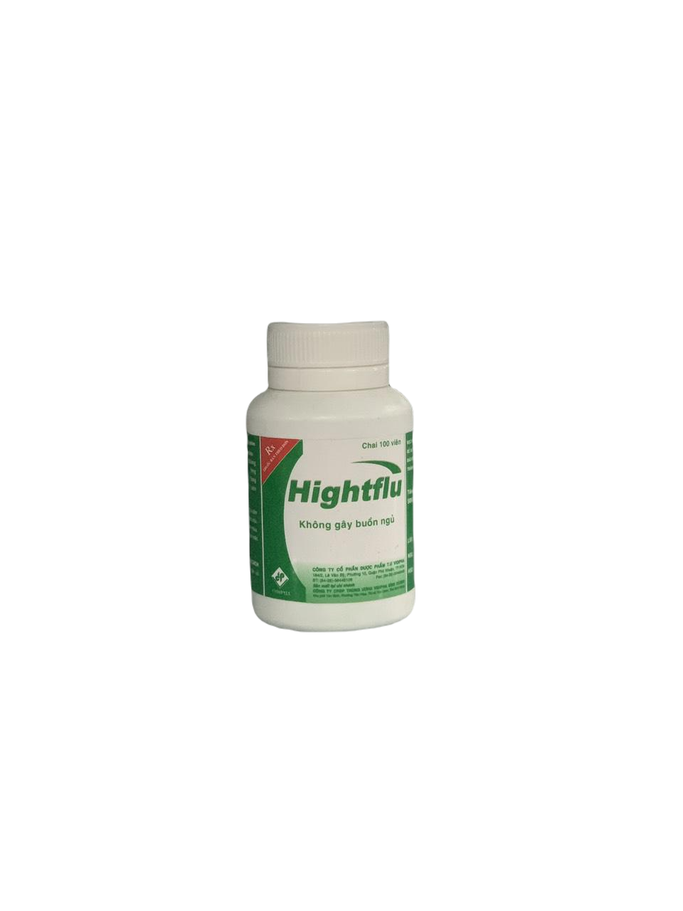 Hightflu (Paracetamol, Dextromethorphan, Loratadin) Vidipha (C/100v)