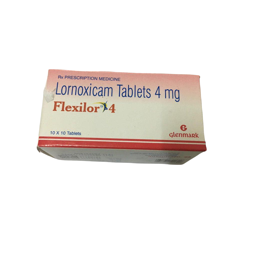 Flexilor 4mg (Lornoxicam) Glenmark (H/100v)