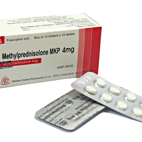 Methylprednisolone MKP 4mg Mekophar (H/100v)