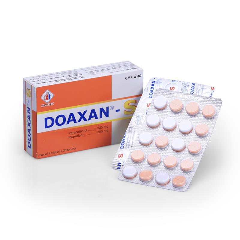 Doaxan - S (Paracetamol, Ibuprofen) Domesco (H/100v)