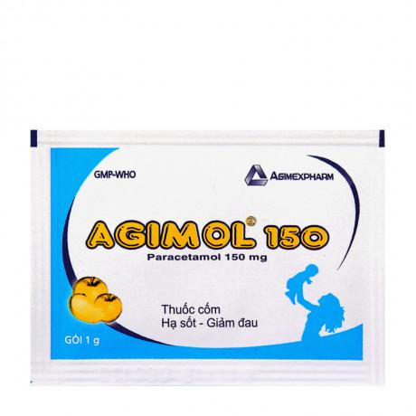 Agimol (Paracetamol) 150mg Agimexpharm (H/10gói)