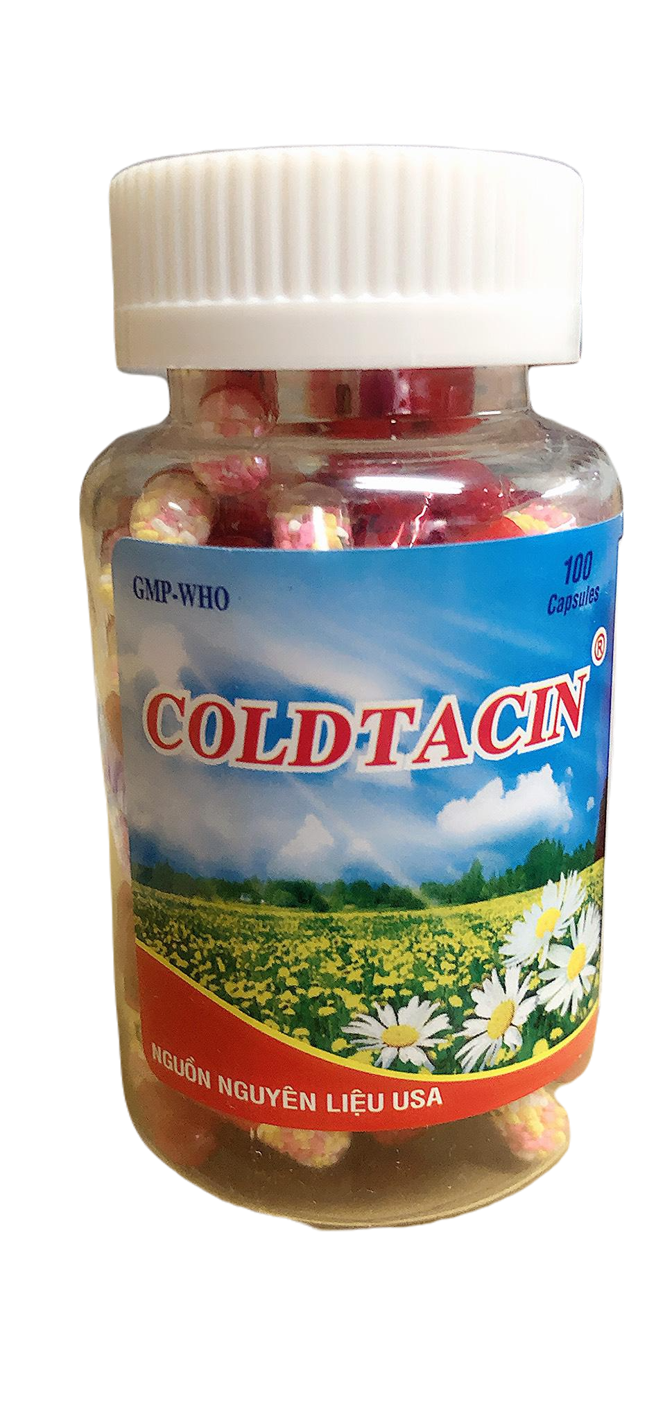 Coldtacin (Paracetamol, Phenylephrin, Clorpheniramin Maleat) Usa-Nic (C/100v)